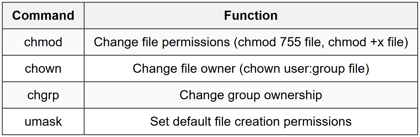 3.2 File Permissions